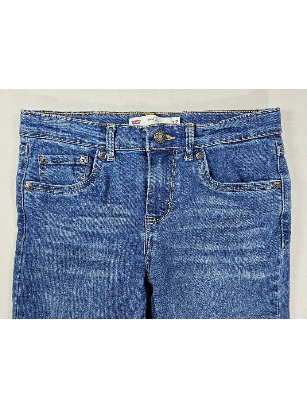 Levi's Girls Classic Boot Cut Jeans -E915-M4Q. Size 12 #Americana